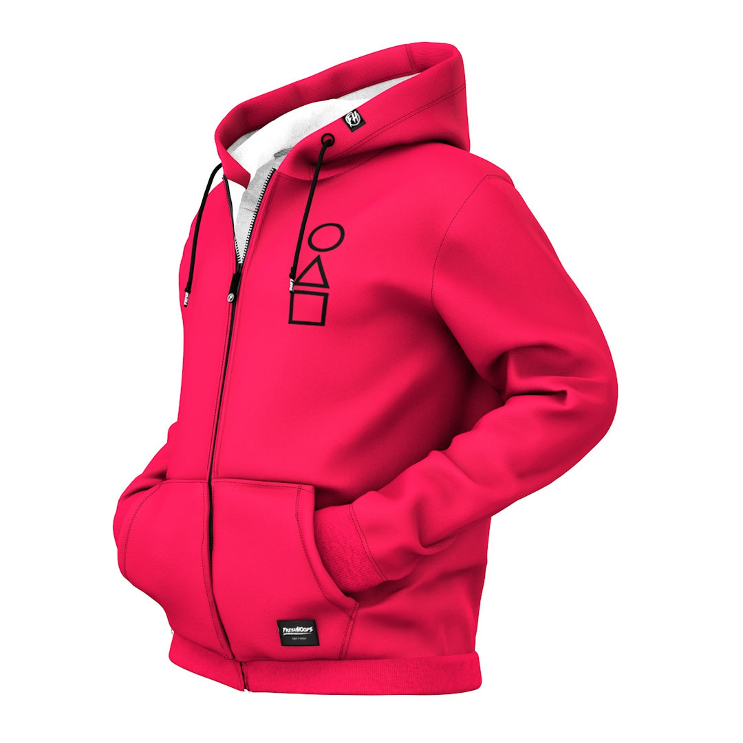 Eliminated Zip Up Hoodie