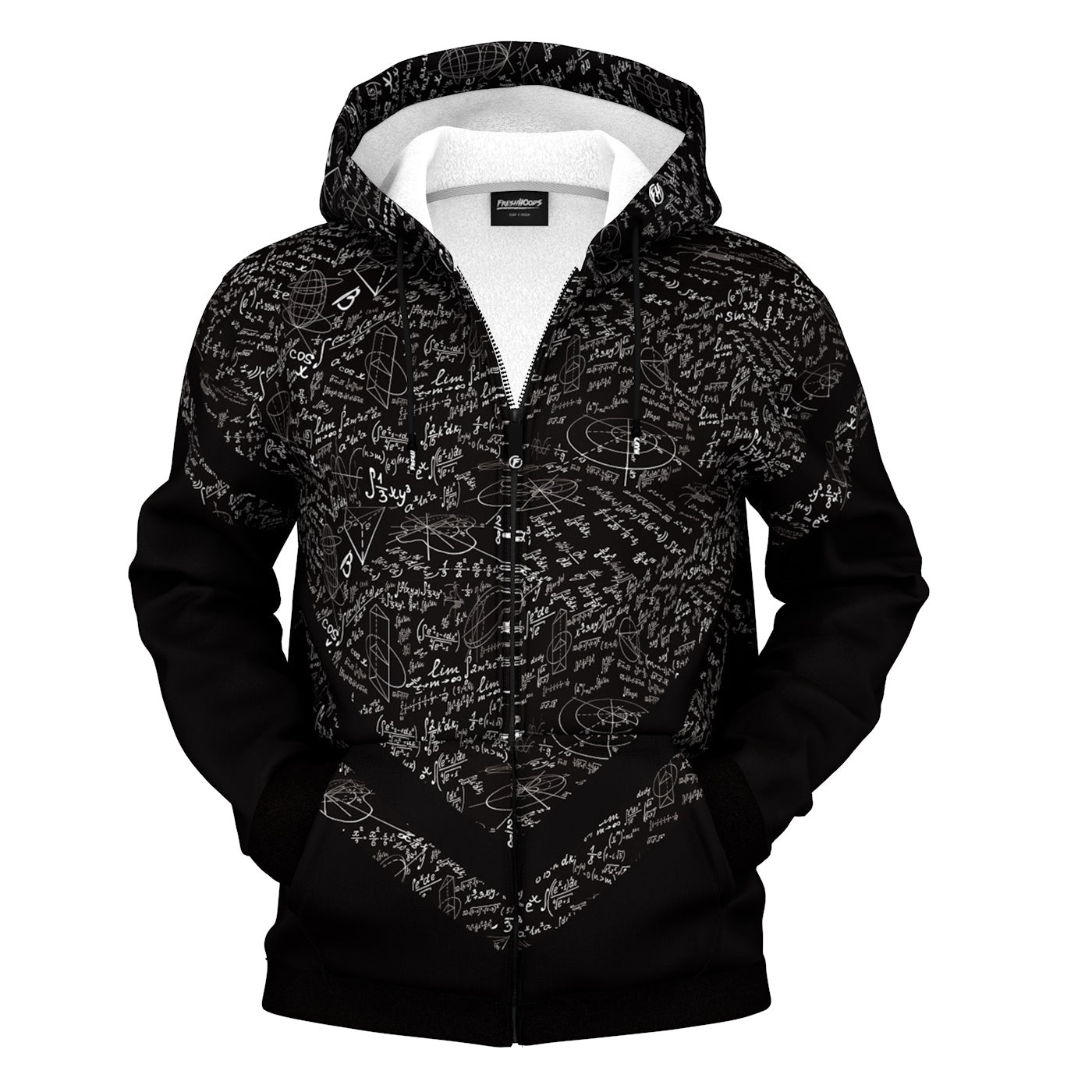 Mathematics Zip Up Hoodie